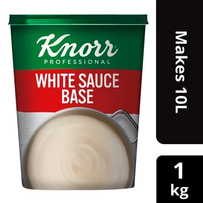 Knorr Professional White Sauce Base, 1 kg - Here’s a white sauce made with flour, milk  and seasoning – just like one made from scratch. 